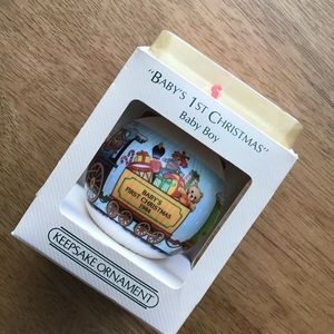 1984 Boy Baby's First Christmas Ball